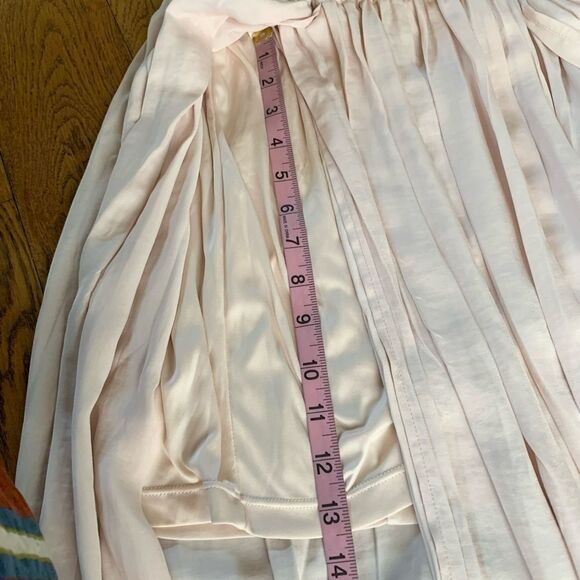 𝅺Forever 21 Y2K Blush‎ Split Pleated  Maxi Skirt Whimsigoth Festival - Picture 7 of 9